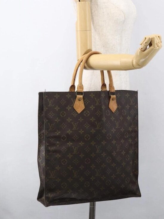 LOUIS VUITTON Monogram Sac Plat Hand Bag M51140 LV Auth BA9399 - Picture 16 of 16